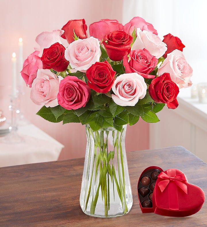 18 Stem Enchanted Rose Medley Bouquet